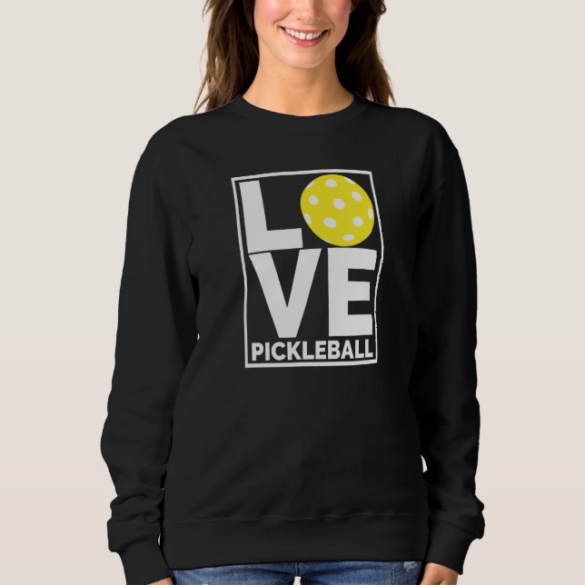 Jag älskar Pickleball    Gör du T Shirt (Framsida)