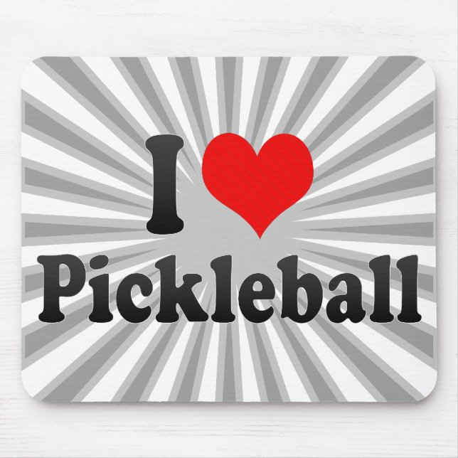 Jag älskar Pickleball Musmatta (Framsidan)