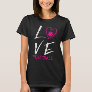 Jag älskar Pickleball Pickleballspelare Pickle Bo T Shirt
