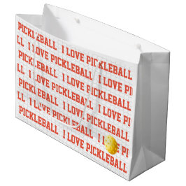 JAG ÄLSKAR PICKLEBALL Sport Kul Gul Boll Nät Text