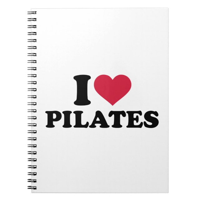 Jag älskar Pilates Anteckningsbok (Framsidan)