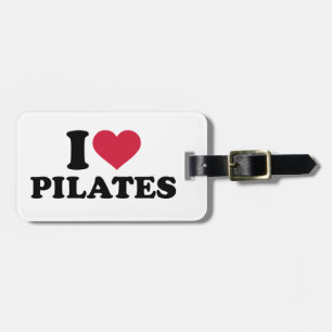 Jag älskar Pilates Bagagebricka