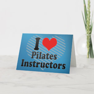 Jag älskar Pilates instruktörer Kort
