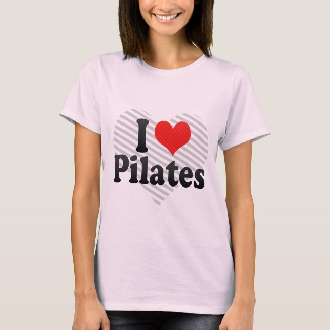 Jag älskar Pilates Tröja (Framsida)