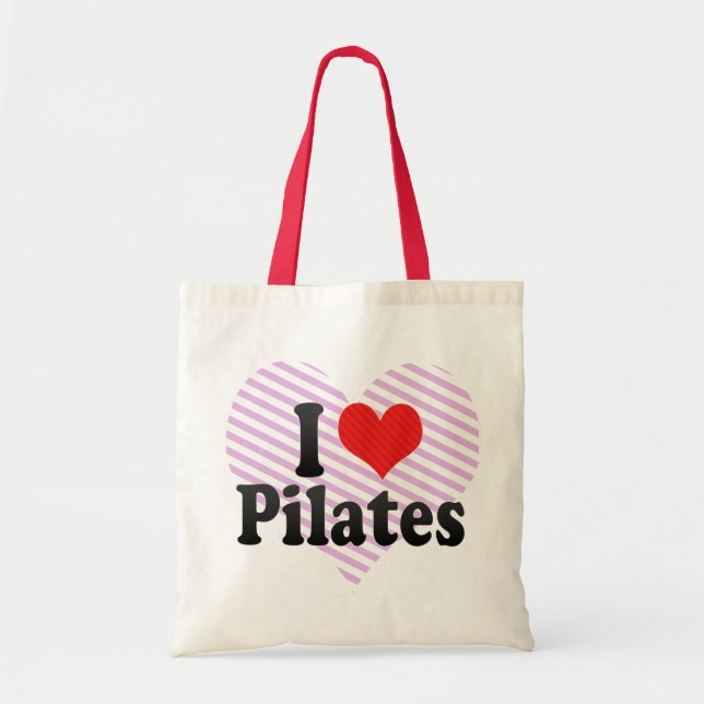 Jag älskar Pilates Tygkasse (Framsidan)