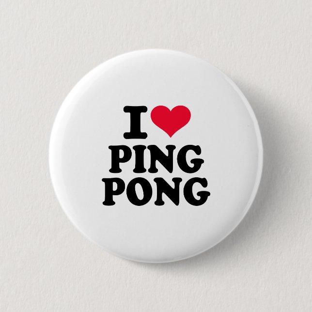 Jag älskar pingen Pong Knapp (Framsida)