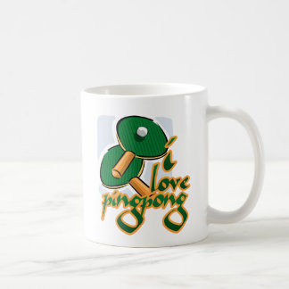 Jag älskar pingen Pong som vi älskar pingen Pong Kaffemugg