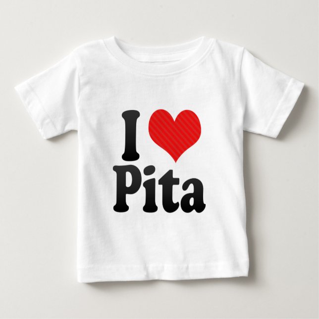 Jag älskar Pita Tee Shirt (Framsida)