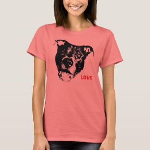 Jag älskar Pitbulls logotypdesign - den kalla Tröja