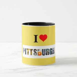 Jag älskar Pittsburgh Mugg