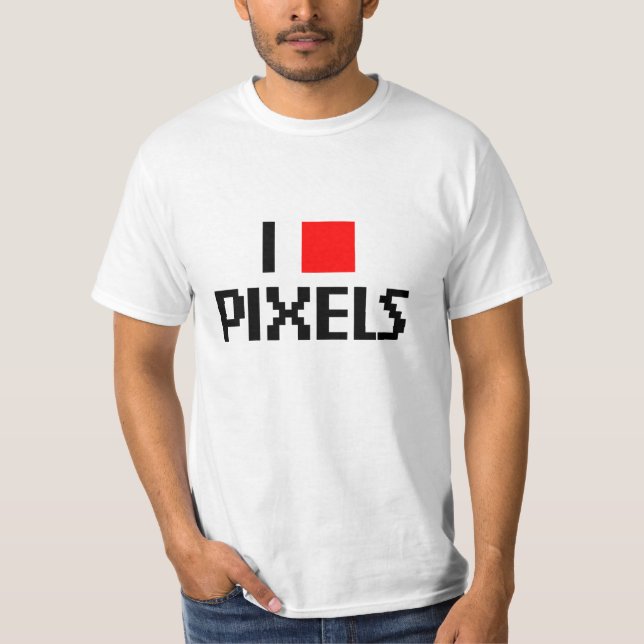 Jag älskar PIXEL T-shirt (Framsida)