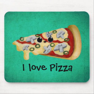Jag älskar Pizza Musmatta