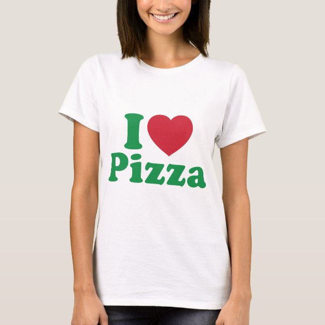 Jag älskar pizza t shirt (Framsida)
