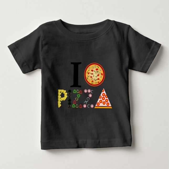 Jag älskar pizza tee (Framsida)