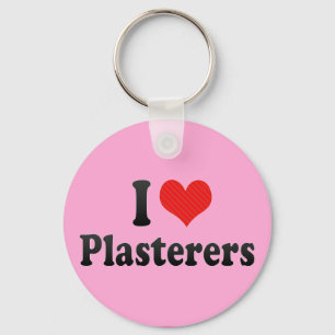 Jag älskar Plasterers Nyckelring