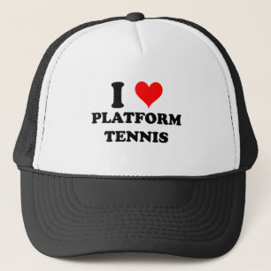Jag älskar plattformtennis keps