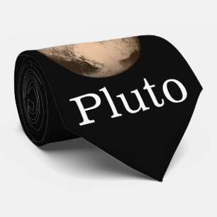 Jag älskar Pluto hjärta Slips
