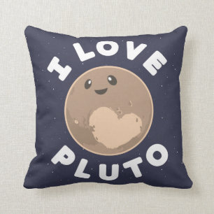 Jag älskar Pluto Kudde