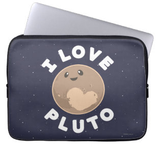 Jag älskar Pluto Laptop Fodral