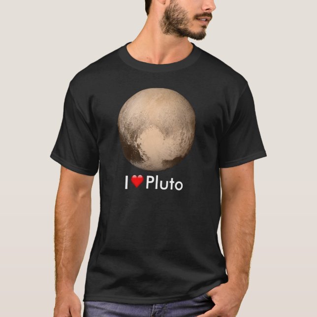 Jag älskar Pluto Tee (Framsida)