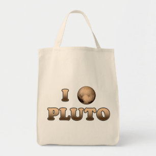 Jag älskar Pluto Tygkasse
