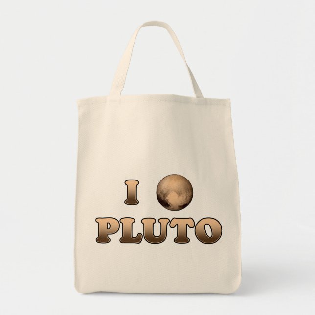 Jag älskar Pluto Tygkasse (Framsidan)