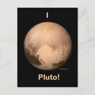 Jag älskar Pluto! Vykort