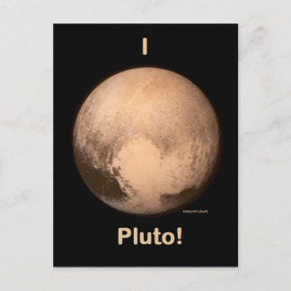 Jag älskar Pluto! Vykort