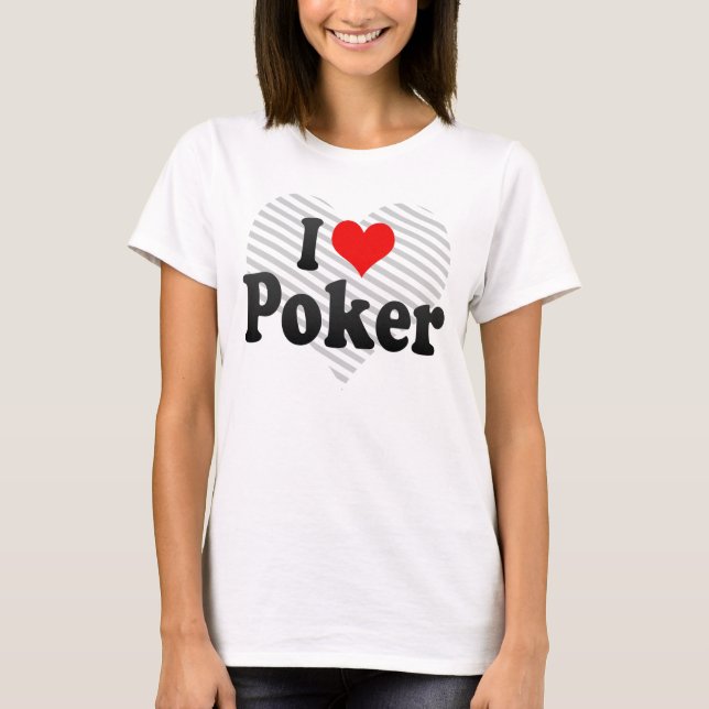Jag älskar poker tröja (Framsida)