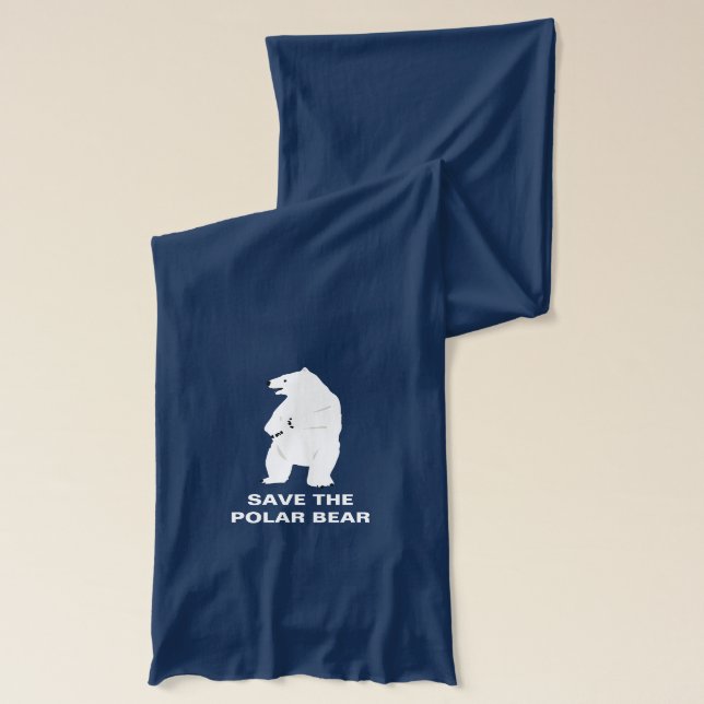 Jag älskar polara björnar - spara den polara halsduk (Vänster)