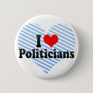 Jag älskar politikar knapp