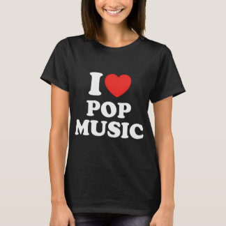 Jag älskar popmusik t shirt