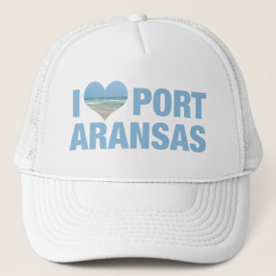 Jag älskar Port Aransas söta Texas-strand Keps