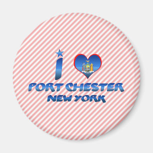 Jag älskar port Chester, New York Magnet