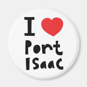 Jag älskar port Isaac Magnet