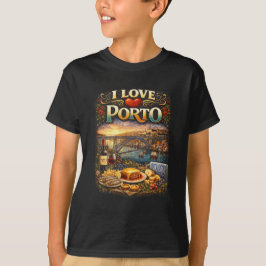 Jag älskar Porto T Shirt