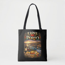 Jag älskar Porto Tygkasse