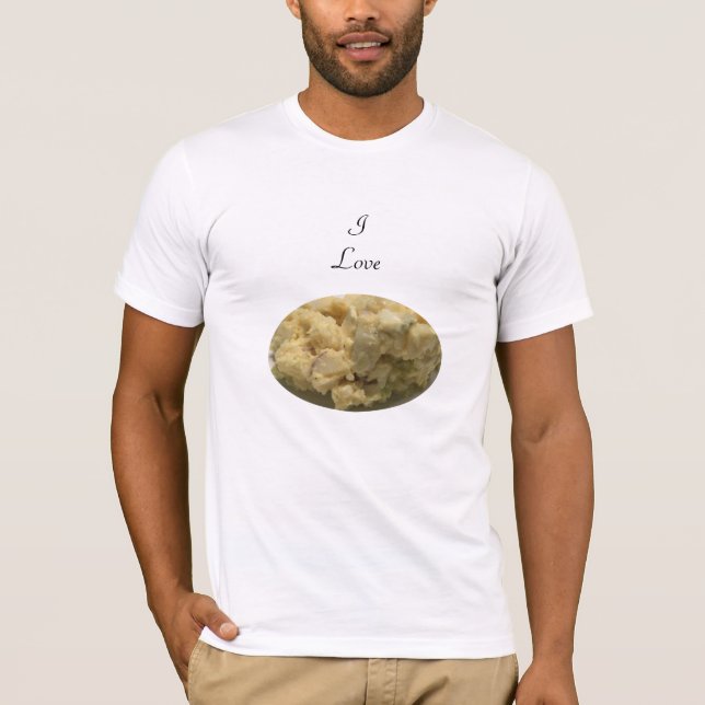 Jag älskar potatissallad t-shirt (Framsida)