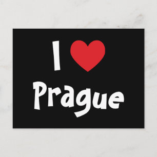 Jag älskar Prag Vykort