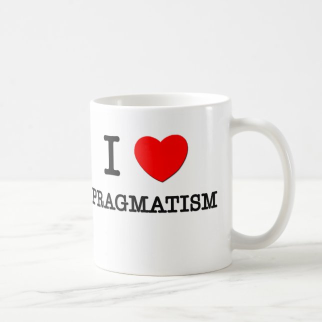 Jag älskar Pragmatism Kaffemugg (Höger)