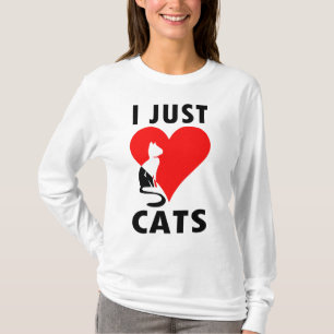 JAG ÄLSKAR PRECIS KATTER T SHIRT