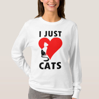 JAG ÄLSKAR PRECIS KATTER T SHIRT