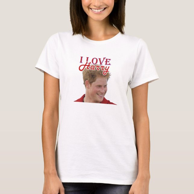 Jag älskar Prince Harry Tee (Framsida)