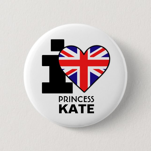 Jag älskar Princess Kate Knäppas Knapp (Framsida)