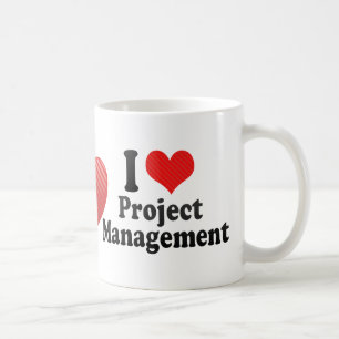 Jag älskar projekterar ledning kaffemugg