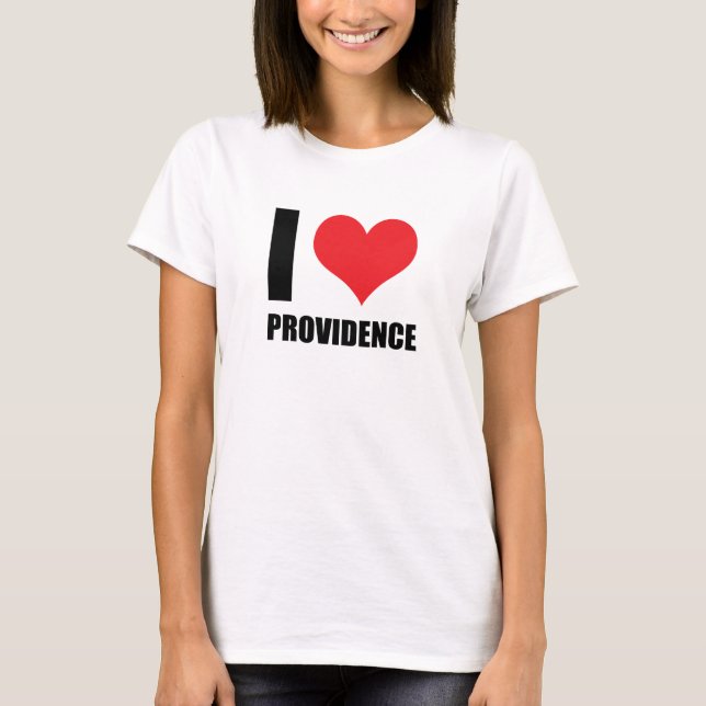 Jag älskar Providence T Shirt (Framsida)