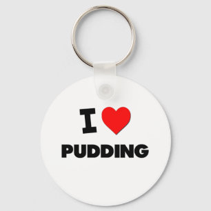 Jag älskar pudding nyckelring