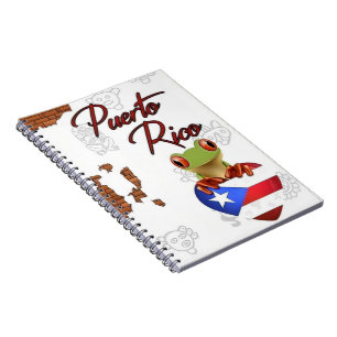 Jag älskar Puerto Rico Anteckningsbok