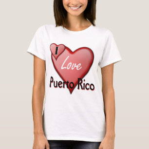 Jag älskar Puerto Rico Tee Shirt