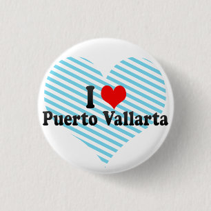 Jag älskar Puerto Vallarta, Mexico Knapp